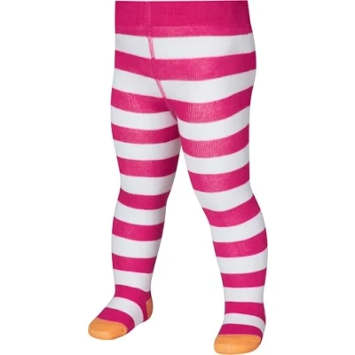 Imagen de Playshoes Strumpfhose Blockringel Medias, Rosa (Pink/Weiß 172), 98 para Niñas