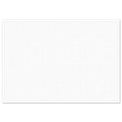 Imagen de Vade de escritorio cuadriculado para escribir y esbozar, tamaño DIN A3, 40 hojas, arrancar. Papel trabajos matemática con estructura líneas, la oficina escuela I dv_930