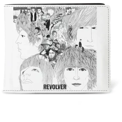 Imagen de Rocksax The Beatles Wallet Revolver, Accesorio Billetera de Viaje Unisex Adulto, Black, Small