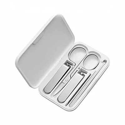 Imagen de Xiaomi Mijia Juego de cortaúñas acero inoxidable, recortadora, limpiador oídos, lima uñas, para pedicura