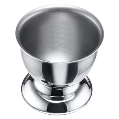Imagen de Westmark 4 Hueveras, Con pie, Apilables, ø 5 cm, Acero inoxidable, Plateado, 20742260