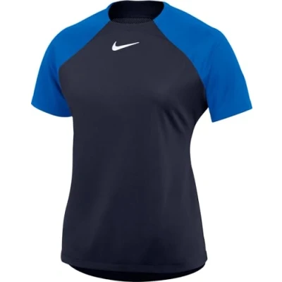 Imagen de NIKE DH9242 451 W NK DF ACDPR SS Top K T Shirt Mujer Obsidian/Royal Blue/White Tamaño L