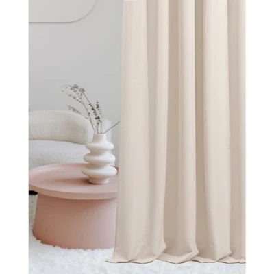 Imagen de ROOM99 Laurel Cortina con Cinta fruncidora (140 x 250 cm, Ancho Alto), Color Crema