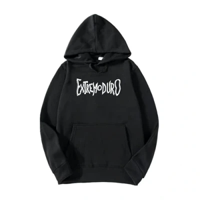 Imagen de PAK Sudadera Extremoduro Rock Español Roberto Iniesta Impresion Roja o Blanca Premium 300 grs (Impresión Blanco, 4XL)