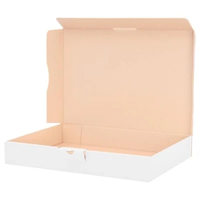 Imagen de Lote de 50 cajas 310 x 225 mm blanco Post plegables caja MB 4