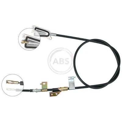 Imagen de A.B.S. K19838 Cable de Freno Mano 1665 Discos para dirección izquierda/derecha NISSAN: Almera II Hatchback