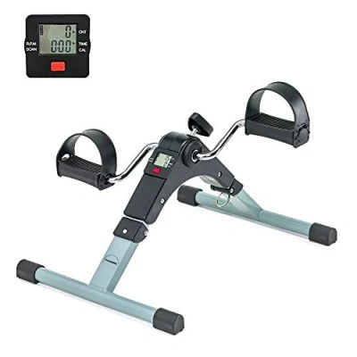 Imagen de PINNERS Pedales Estáticos Ejercicio, Mini Bicicleta Estática Plegable, Pedaleador Eléctrico Estático, Aparato de Ejercicio en Casa, Personas Mayores, para Ancianos, Pedalier