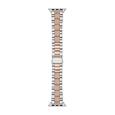 Imagen de Michael Kors Apple Strap Accesorio reloj, Mujer, Talla: One Size, Silver/rose