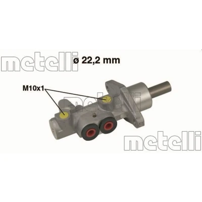Imagen de METELLI 05 0492 Cilindro Maestro de Freno 22,20 Aluminio VOLKSWAGEN: Polo III Hatchback