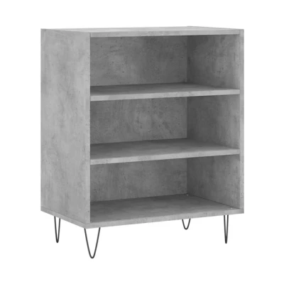 Imagen de vidaXL Aparador Madera de ingeniería Gris hormigón 57x35x70 cm