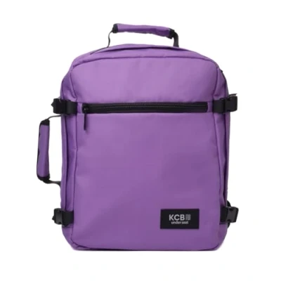 Imagen de Mochila de cabina KCB Underseat low cost Bolso avión Equipaje para Ryanair y Vueling Easyjet viaje mano 100% Vegano Color Lila