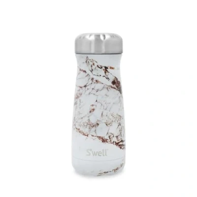 Imagen de S&#039;well Traveler Drinks Bottle, Calacatta Gold, 470ml. Vacuum Insulated Travel Bottle Keeps Cold and Hot BPA Free Stainless Steel Water