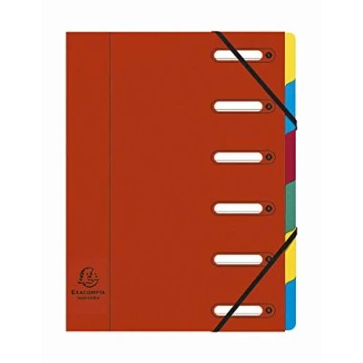 Imagen de Exacompta 55065E Archivador (A4, 24,5 x 32 cm), color rojo