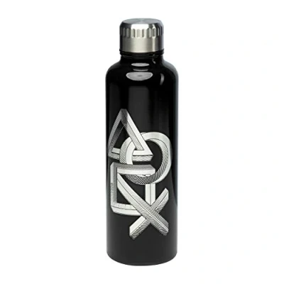Imagen de Paladone PP6582PS Botella de Agua metálica Playstation, Juventud Unisex, Negro, 7 x 24 cm