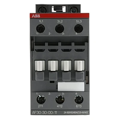 Imagen de Abb entrelec af30 30 00 11 Contactor auxiliar 3 polos bobina 24 60v corriente alterna