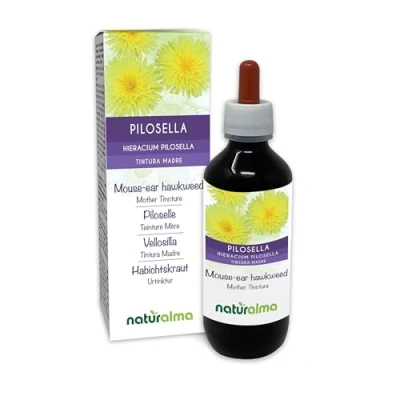 Imagen de Vellosilla (Hieracium pilosella) hierba Tintura Madre sin alcohol Naturalma Extracto líquido gotas 200 ml Complemento alimenticio Vegano