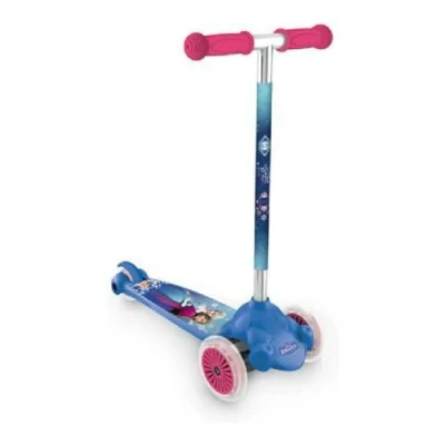 Imagen de Mondo Toys Scooter 3 Ruedas Twist &amp; Roll Frozen Freno de Seguridad Trasero Rosa/Azul 28300
