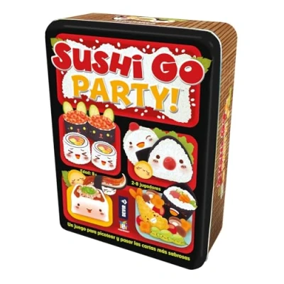 Imagen de Devir Sushi Go Party, Juego de Mesa, Cartas, con Amigos, para Fiestas, 8 años, Edición Expandida del (BGSGPARTY)