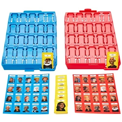 Imagen de Agarra y listo ¿Adivina quién? Juego, juego de adivinanzas original para niños 6 años en adelante, portátil 2 jugadores, viaje