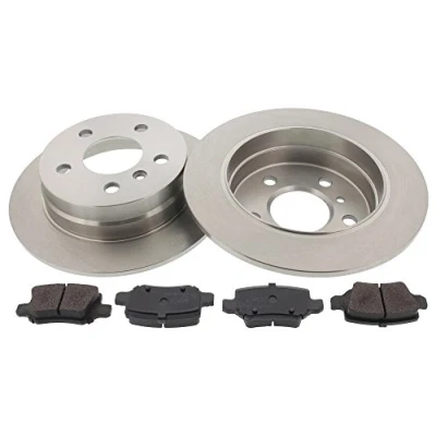 Imagen de MAPCO 47813 Kit de discos y pastillas freno Eje trasero macizo Chapa antichirridos MERCEDES BENZ: Clase A norauto, oscaro, mister auto