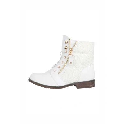 Imagen de Elara Herbst Botines con cordones, Mujer, Talla: 38, Weiß Zapatos