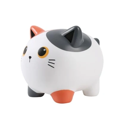 Imagen de I TOTAL® Hucha Divertida Decorativa/Monedero de plástico Resistente (Cat)