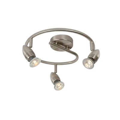 Imagen de Lucide Lámpara de Techo con focos GU10, 5 W, Cromo, ø 31 cm x 13
