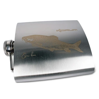 Imagen de Korum Classic Hip Flask Barbel 7 oz/200 ml Botella Utensilios camping
