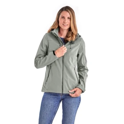 Imagen de killtec Dama Chaqueta softshell para mujer con cálido forro polar interior Damen Softshelljacke, helloliv, 41113 000