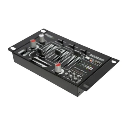 Imagen de Ibiza DJ21USB MKII Mezclador de 4 vías/7 canales con varias entradas USB Negro