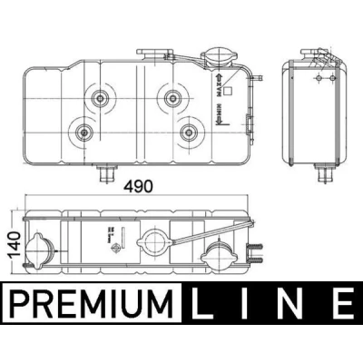 Imagen de Depósito de expansión MAHLE CRT 36 000P