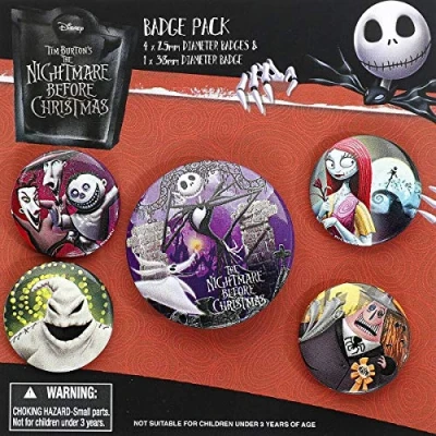 Imagen de Pyramid International Pack Disney The Nightmare Before Christmas Chapas Characters