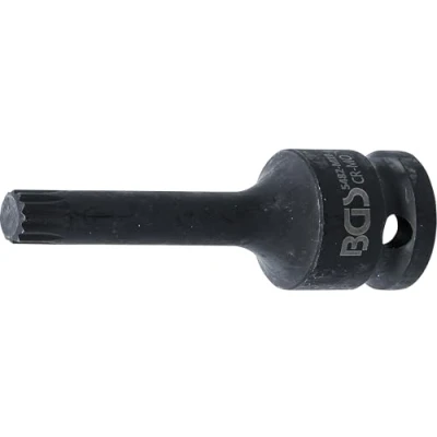 Imagen de BGS 5482 M10 Punta de vaso impacto entrada 12,5 mm (1/2&quot;) dentado múltiple interior (para XZN)