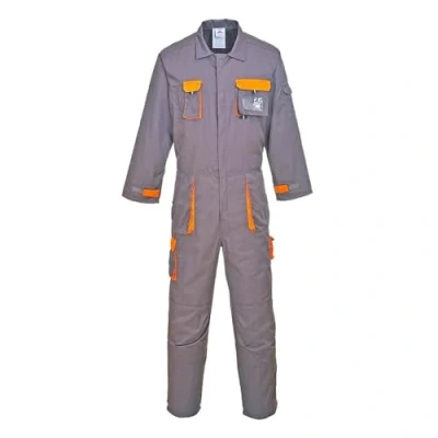 Imagen de Portwest Buzo Bicolor Texo Contrast, Tamaño: XL, Color: Gris, TX15GRRXL