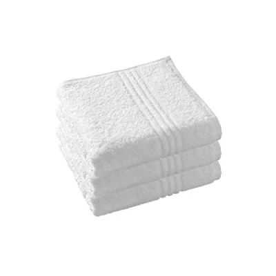 Imagen de de Witte Lietaer 195306 Luxury Hotel Juego 3 servilletas algodón 50 x 100 cm, Color Blanco