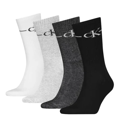 Imagen de Calvin Klein Underwear MEN SOCK Giftbox 4 PACK Calcetines, Hombre, Talla: One Size, Black/white