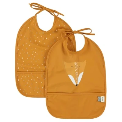 Imagen de 2 Baberos Impermeables Mr. Fox