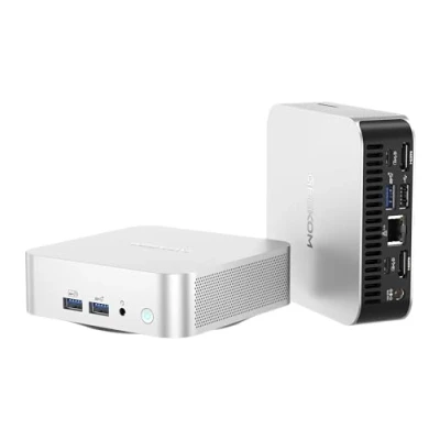 Imagen de GEEKOM A6 Mini PC: con AMD Ryzen 7 6800H (4,7 GHz), 32GB DDR5, 1TB SSD, WiFi 6E, BT 5.2, 2 USB4, Soporte 4K Quad Display, Win 11 Pro, diseño Compacto de Aluminio. Ideal para múltiples usos.