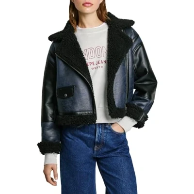 Imagen de Pepe Jeans Brooklyn Chaqueta de entretiempo, Mujer, Talla: Medium, Dulwich blue