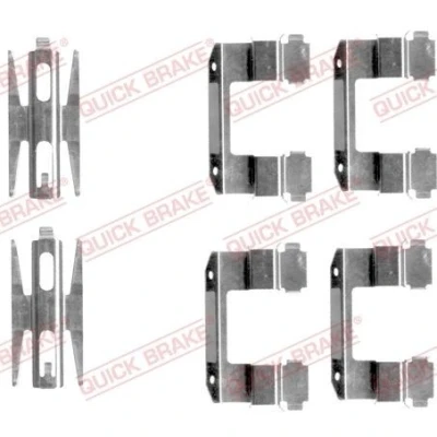 Imagen de QUICK BRAKE 109 1618 Kit de accesorios, pastillas frenos