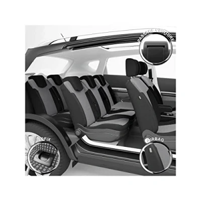 Imagen de DBS 19390 Fundas de asientos coche A Medida Acabado alta gama Instalación rápida Compatible Airbag Isofix