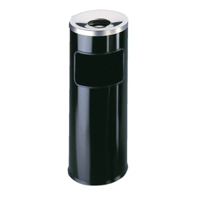 Imagen de Durable 332001 Papelera de metal 18.5L cuadrada con perforaciones 30 mm, negro
