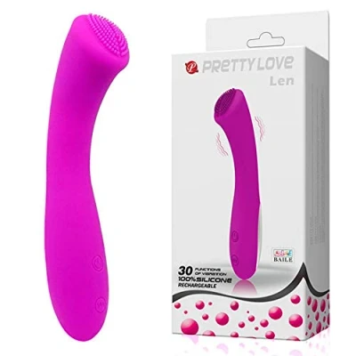Imagen de Mini Masajeador Pretty Love Len Con 30 Funciones De Vibración Púrpura