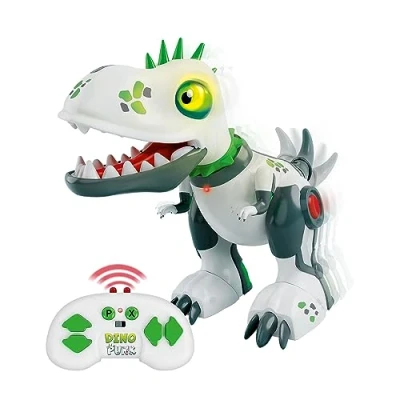 Imagen de Xtrem Bots DinoPunk Robot Juguete Dinosaurio Teledirigido Programable 20 Acciones Dinosaurios Juguetes para Niños 5 Años O Más
