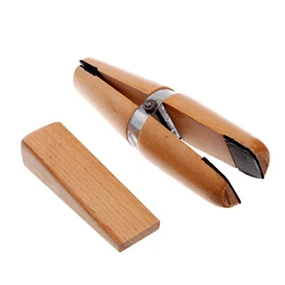 Imagen de GUMEI Abrazadera de Anillo Madera, Soporte para joyeros, Herramienta Mano Hacer Joyas, Banco Profesional