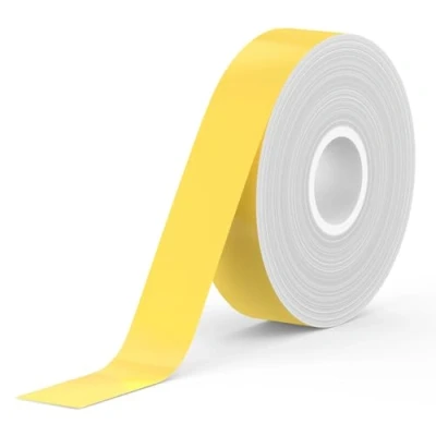 Imagen de SUPVAN E10/E16 Etiquetas Adhesivas，15 mm* 6 m Continuo, 1 Rollo (Amarillo)