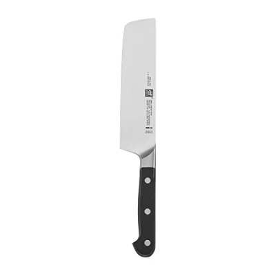 Imagen de Zwilling Cuchillo Nakiri, longitud de la hoja: 17 cm, acero especial inoxidable, mango plástico, color negro