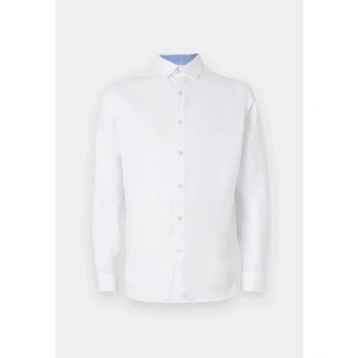 Imagen de SELECTED HOMME Shdonenew Mark Shirt LS Noos Camisa, Blanco (Bright White), Medium para Hombre