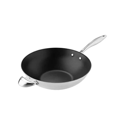 Imagen de Scanpan CTX Wok, Acero Inoxidable, Plata, 26 cm