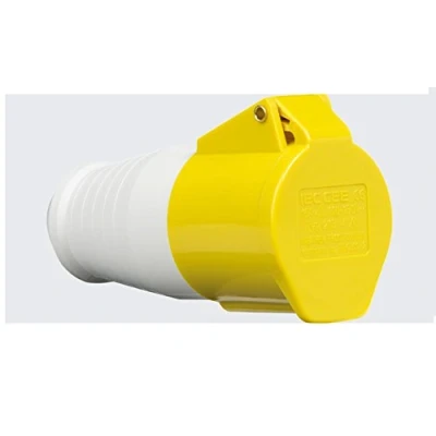 Imagen de Knightsbridge INAV002 Conector 2P+E de 110 V IP44 16, Amarillo, 110V